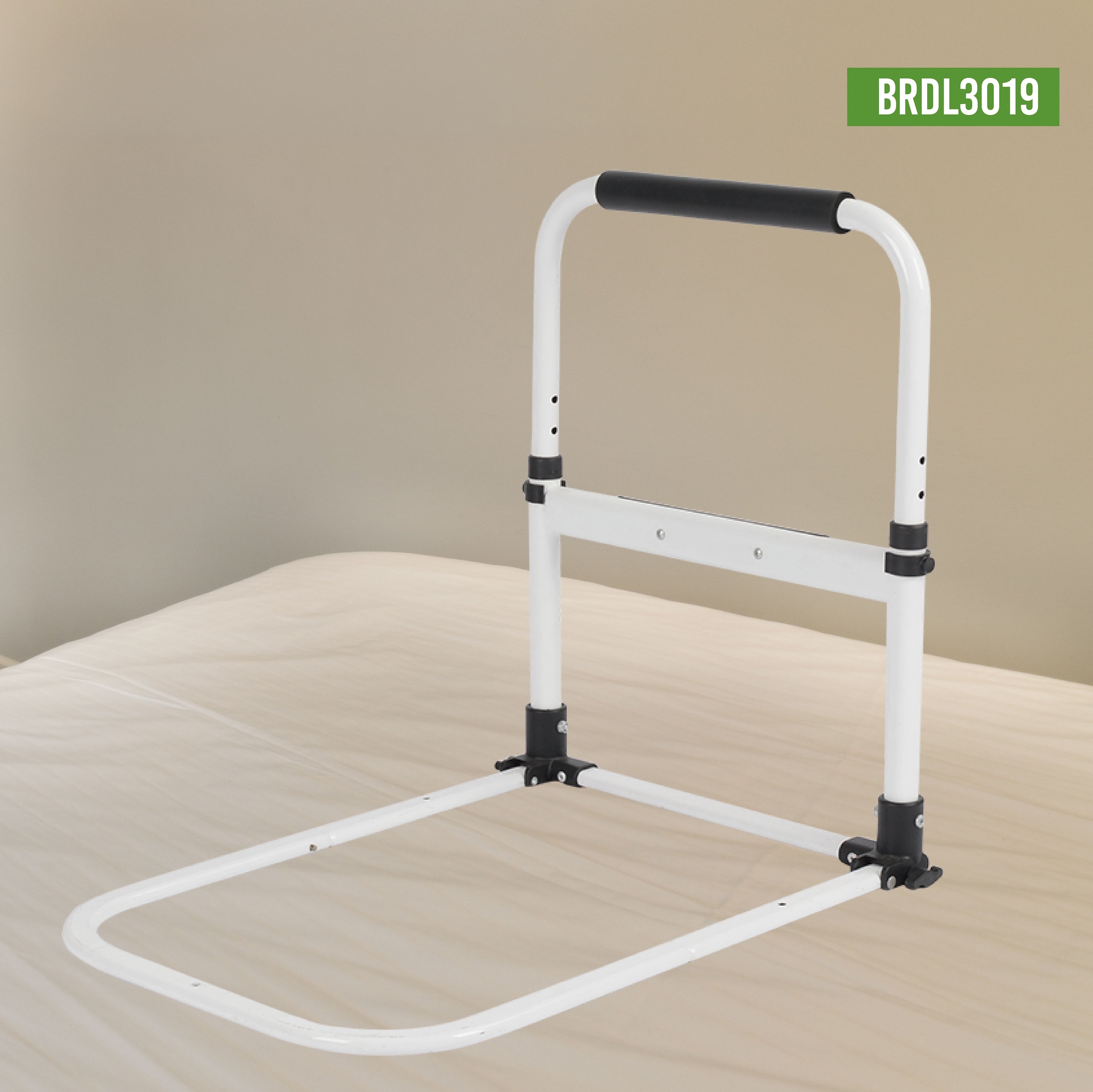 折疊高碳鋼床邊扶手（帶燈帶袋子）